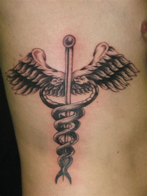 caduceus symbol tattoo meaning.